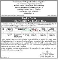 Procurement of Double Cabin Pick-up