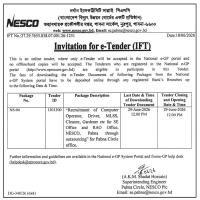 Procurement of computer operator,Driver,MLSS,Clraner,Gardarner etc for SE office and RAO office NESCO pabna through outsourcing.