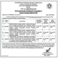 Construction of Single Storey Academic Building at Gopalpur High School