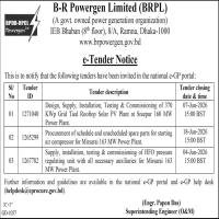 Procurement of schedule and unscheduled spare parts for starting air compressor for Mirsarai 163 MW Power Plant.