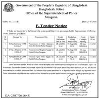 Electrical Spare Parts Supply for District Police Naogaon