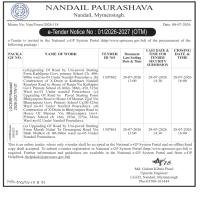 Upgrading of Road and Construction of X-Drain under Nandail Paurashava