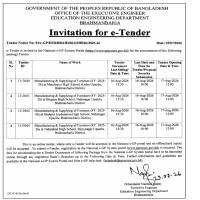 Procurement of Gauze, Bandage & Cotton F.Y-2026-2027 at 250 Bedded General Hospital, Kushtia