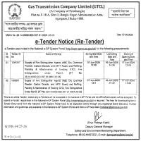 Supply of Fire Extinguisher Agents (ABC Dry Chemical Powder, Carbon Dioxide, and AFFF Foam) and Refilling, Painting & Maintenance of Existing GTCL Fire Extinguishers Under Part-A.