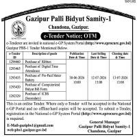 Purchase of ICBS (Secondary) for Gazipur PBS-1.