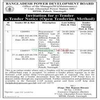 Procurement of M.S Pipe & Fittings(elbow, socket, reducer etc.) for River Water Pump House of 7th Unit