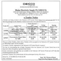 Procurement of Spare Meter for T&R