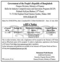Engagement of Deputy Executive Program Director for SICIP.