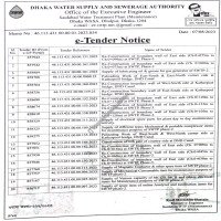 Supply Tender